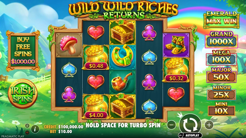 Wild Wild Riches Returns Base Game Wild Wild Riches Returns Base Game